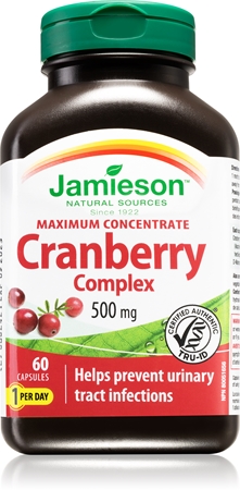 Jamieson Cranberry Complex 500 mg tablety pre zdravie močových ciest