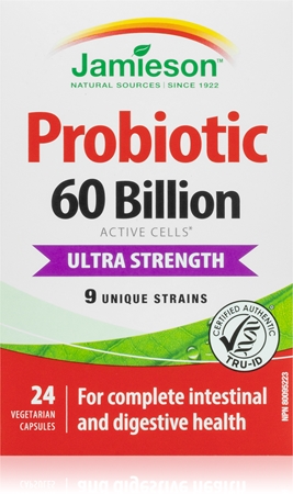 Jamieson Probiotic Ultra Strength 60 Billion kapsuly na podporu trávenia
