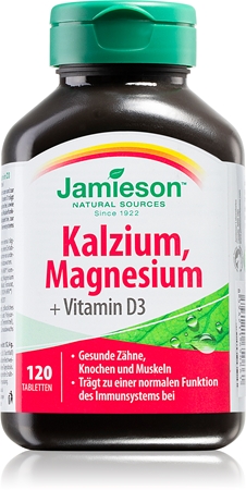 Jamieson Calcium Magnesium + D3 Tabletten mit Mineralien