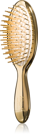 Janeke Gold Line Air-Cushioned Brush with Gold Pins płaska szczotka