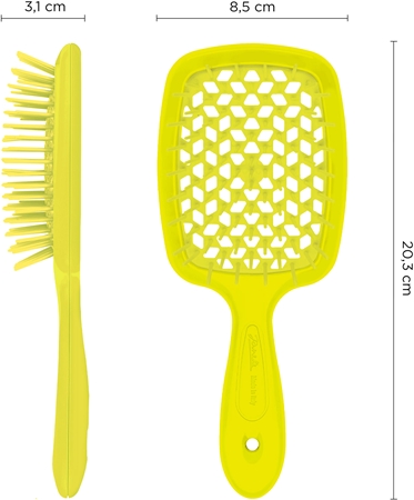 Janeke Superbrush μεγάλη επίπεδη βούρτσα για τα μαλλιά