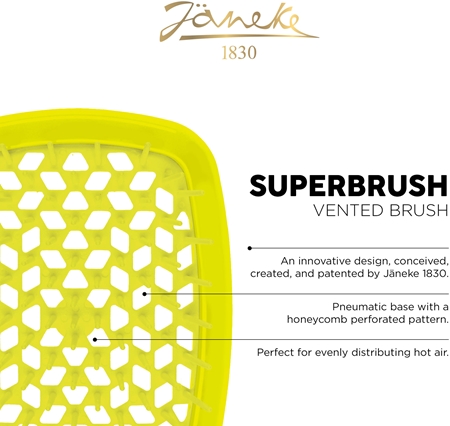 Janeke Superbrush μεγάλη επίπεδη βούρτσα για τα μαλλιά