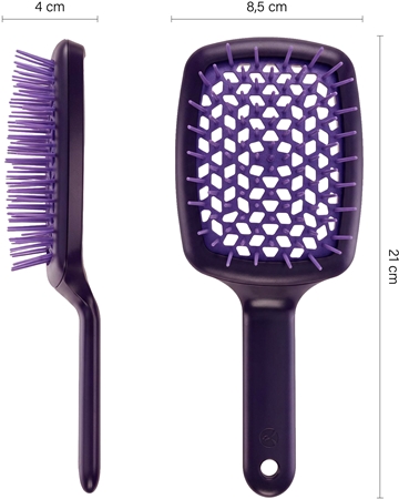 Janeke Curvy "M" Vented Brush Flache Bürste für thermische Umformung von Haaren