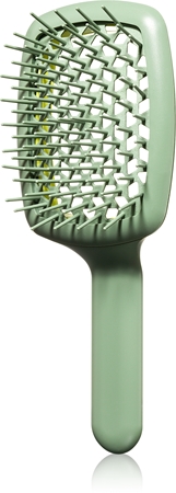Janeke Curvy "M" Vented Brush Flat Brush for heat hairstyling