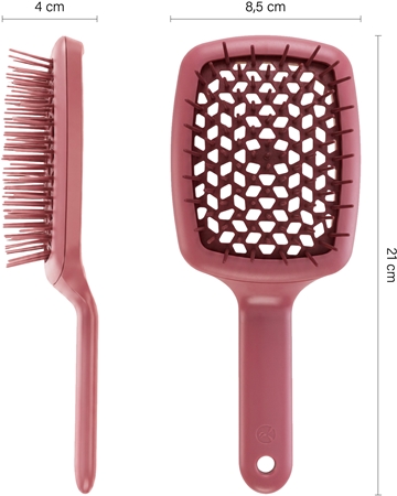 Janeke Curvy "M" Vented Brush Flache Bürste für thermische Umformung von Haaren