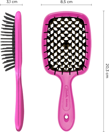 Janeke Superbrush Vented Flat Brush for hair