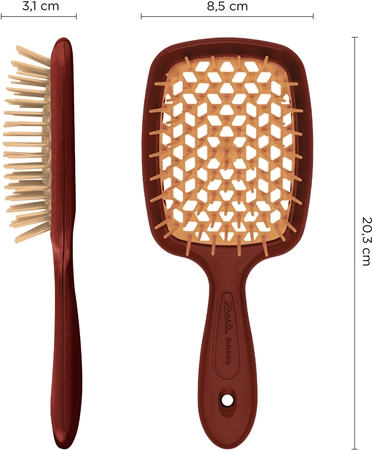 Janeke Superbrush επίπεδη βούρτσα για τα μαλλιά