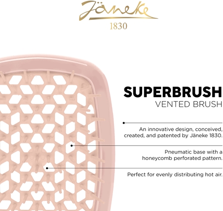 Janeke Superbrush brosse plate pour cheveux