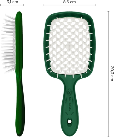 Janeke Superbrush flat brush for hair