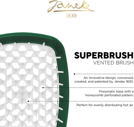 Janeke Superbrush flat brush for hair