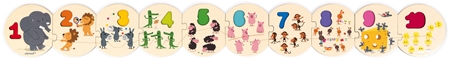 Janod Puzzle I Learn juego de formas encajables