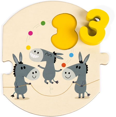 Janod Puzzle I Learn juego de formas encajables