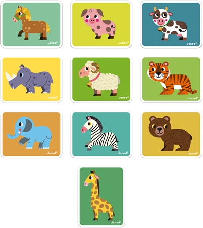 Janod Magnetibook Animals Magnettafel