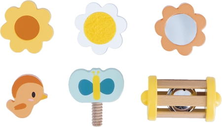 Janod Multi-Activity Sheep Activity Spielzeug aus Holz