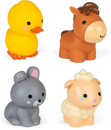 Janod Bath Toy 4 Animal Squirters hračka do vody