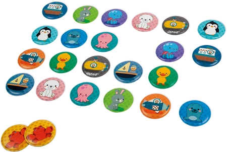 Janod Bath Memory pexeso do vany