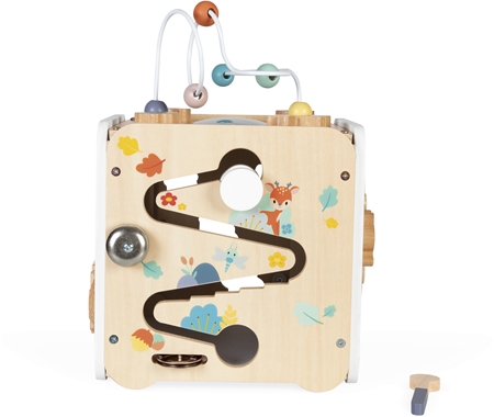 Janod Pure Activity Cube activity toy
