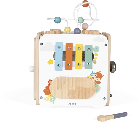Janod Pure Activity Cube activity toy