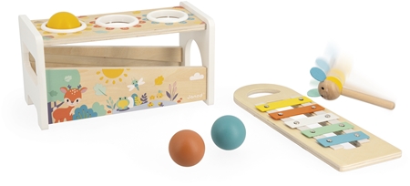 Janod Pure Tap Tap Xylophone Hämmerchenspiel