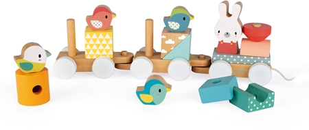 Janod Wooden Train lille tog af træ