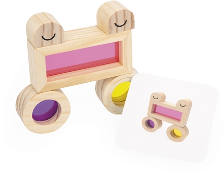 Janod Sensory Game Translucent Blocks atividades para brincar