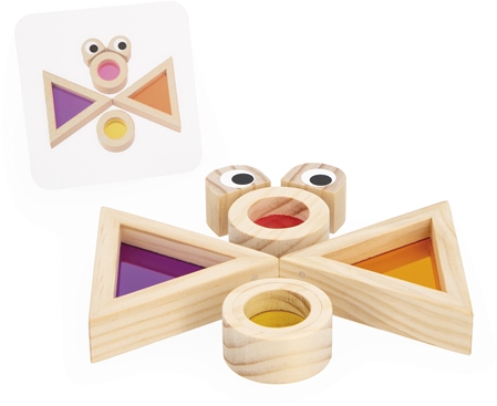 Janod Sensory Game Translucent Blocks atividades para brincar