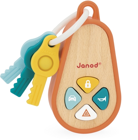 Janod Sounding Keychain Activity Spielzeug aus Holz