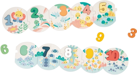 Janod My First Numbers puzle de madera