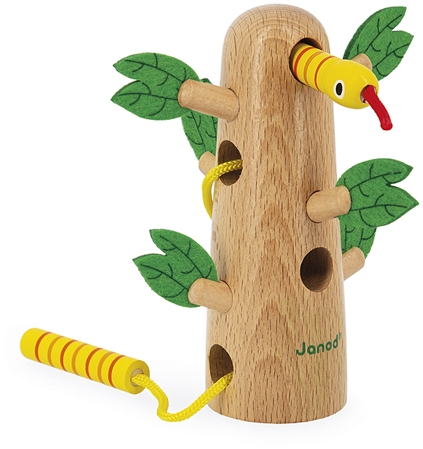 Janod Tropik Tropical Lace-Up Tree Activity Spielzeug