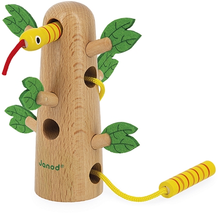 Janod Tropik Tropical Lace-Up Tree Activity Spielzeug
