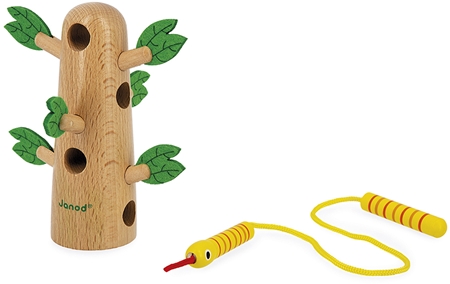 Janod Tropik Tropical Lace-Up Tree Activity Spielzeug