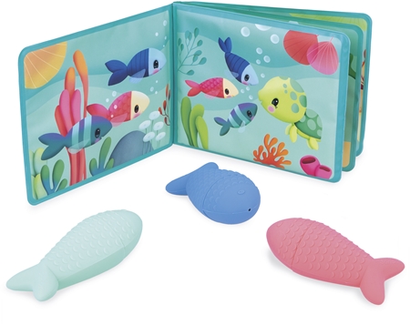 Janod Bath Book Party under the sea Bilderbuch für die Badewanne