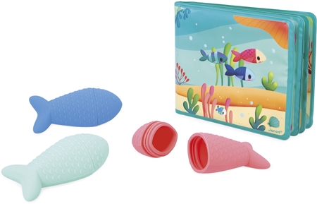 Janod Bath Book Party under the sea Bilderbuch für die Badewanne