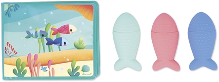 Janod Bath Book Party under the sea Bilderbuch für die Badewanne