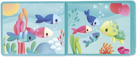 Janod Bath Book Party under the sea Bilderbuch für die Badewanne