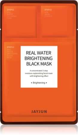 Jayjun Real Water Brightening masque hydratant en tissu pour une peau lumineuse