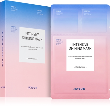 Jayjun Intensive Shining aufhellende Maske in drei Schritten