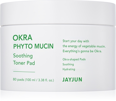 Jayjun Okra Phyto Mucin almofadas revitalizantes intensivas para apaziguar a pele