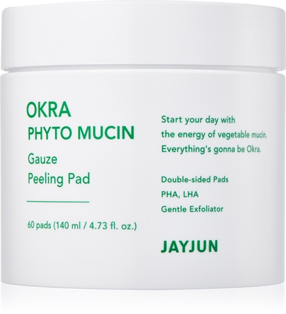 Jayjun Okra Phyto Mucin Gauze Peeling Pad Peeling-Pads für das Gesicht