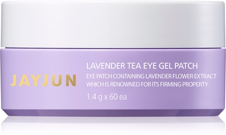 Jayjun Eye Gel Patch Lavender Tea hydrożelowa maska wokół oczu ujędrniający skórę