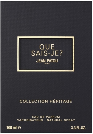 Jean Patou Que Sais-Je Eau de Toilette pour femme