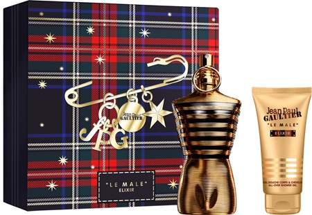 jean paul gaultier le male elixir ekstrakt perfum 125 ml   zestaw  