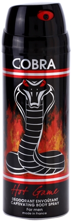 Jeanne Arthes Cobra Hot Game desodorante en spray para hombre 200 ml