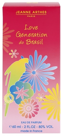 Jeanne Arthes Love Generation do Brasil eau de parfum pentru femei 60 ml