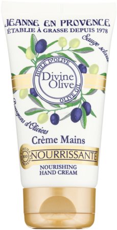 Jeanne en Provence Divine Olive Handcreme mit nahrhaften Effekt