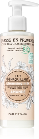 Jeanne en Provence BIO Almond čisticí pleťové mléko v BIO kvalitě