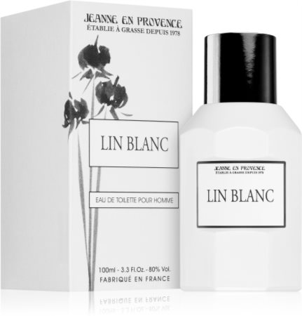 Jeanne en Provence Lin Blanc Eau de Toilette pentru bărbați