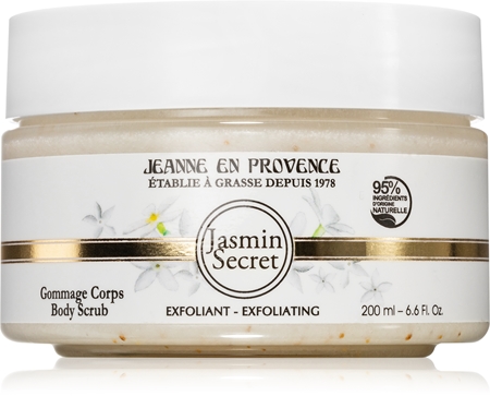 Jeanne en Provence Jasmin Secret nježni piling za tijelo s mirisom za žene