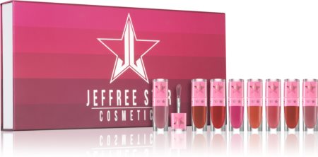 Jeffree Star Cosmetics Velour Liquid Lipstick set di rossetto liquido Red & Pink (8 pz) colore