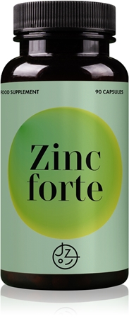 Jíme zdravě Zinek FORTE kapsle pro normální funkci imunitního systému, stavu kostí a činnosti svalů